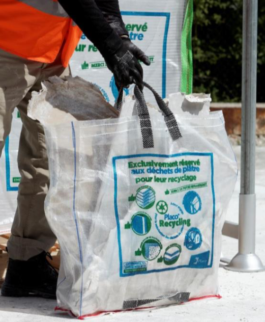 Nouveau service de recyclage Placo « Big Bag » pour les artisans et les chantiers diffus