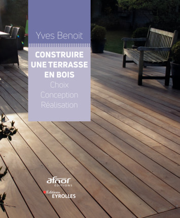 Livre : Construire une terrasse en bois, Yves BENOIT