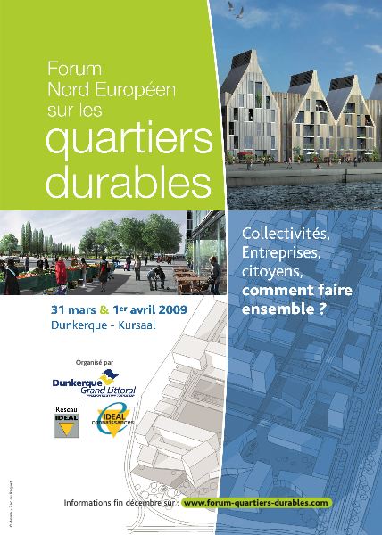 Dunkerque : 1er forum nord-européen sur les quartiers durables