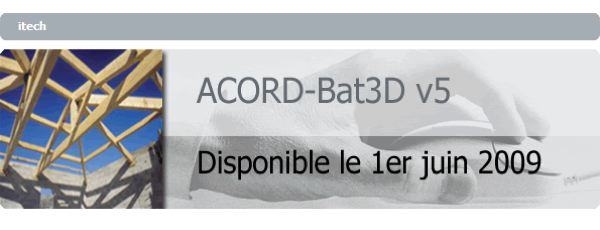 Sortie officielle de la version 5 du logiciel ACORD-Bat3D et formation