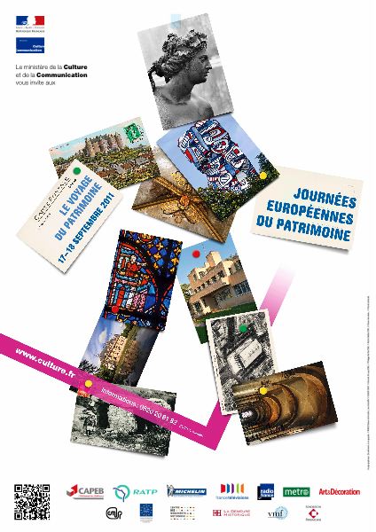 Le site Internet des journées européennes du patrimoine 2011 est en ligne