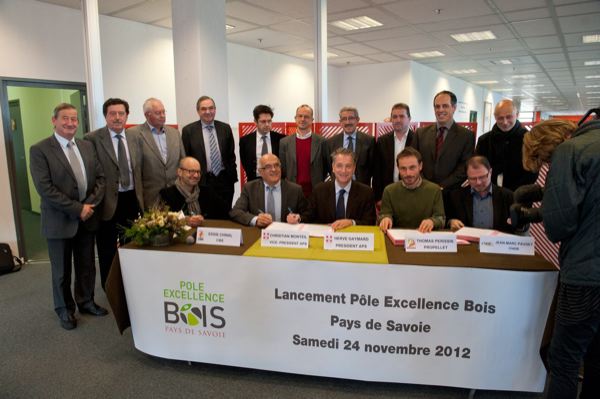 Lancement du Pôle Excellence Bois des Pays de Savoie