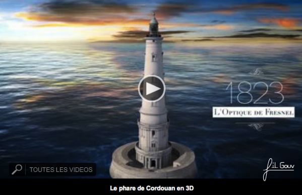 L’extraordinaire phare de Cordouan en 3D