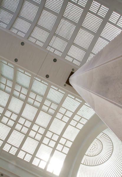 La Salle Art Déco des Huit Colonnes du musée de l’Air et de l’Espace est restaurée