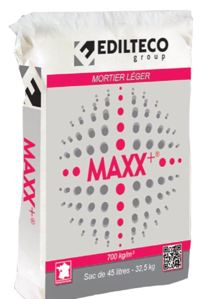 Maxx+ : un nouveau mortier léger fibré prêt à l’emploi pour rénovation