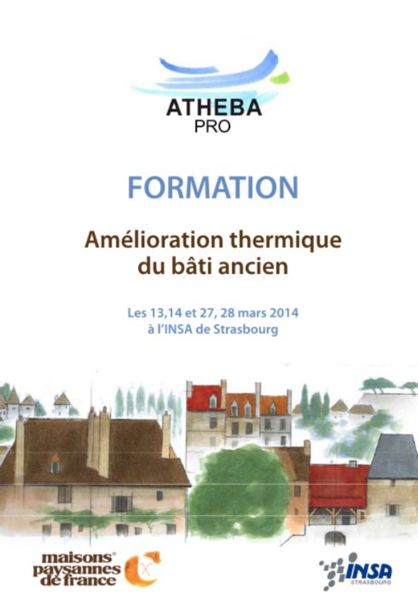 Formation Atheba Pro pour le bâti ancien