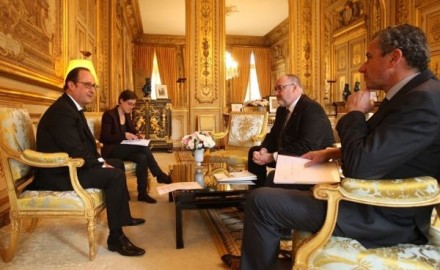 Président CAPEB & François Hollande