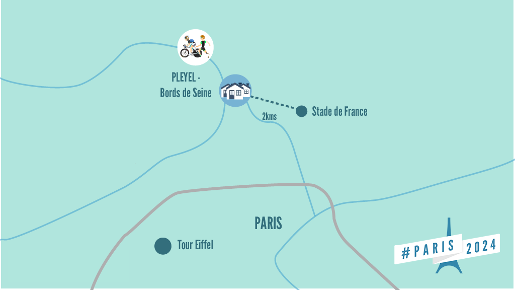 Le village de Pleyel – Bords de Seine : village olympique et paralympique Paris 2024