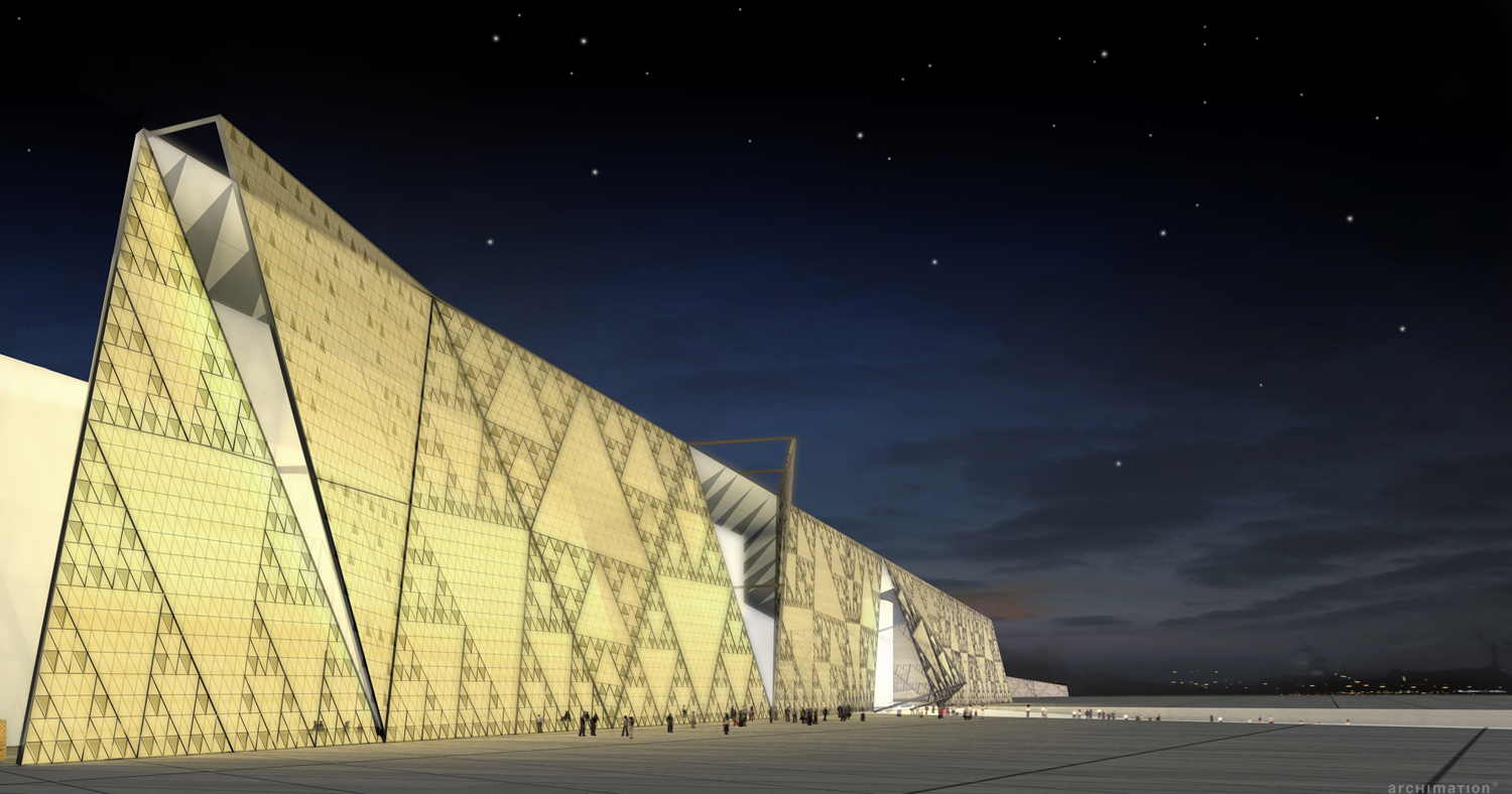 Le Grand Musée égyptien se parera d’aluminium