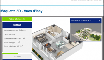 Vue 3D et configurateur interactif chez Bouygues Immobilier