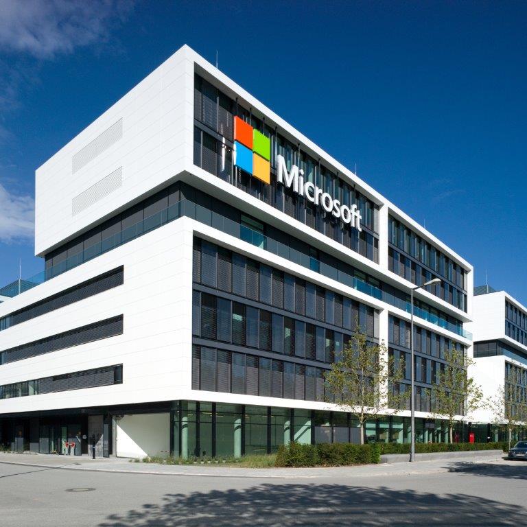Le nouveau siège de Microsoft en Allemagne se pare de Corian