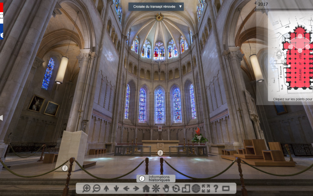 Avant / après : visite virtuelle de la cathédrale Saint-Jean de Lyon à 5 ans d’écart