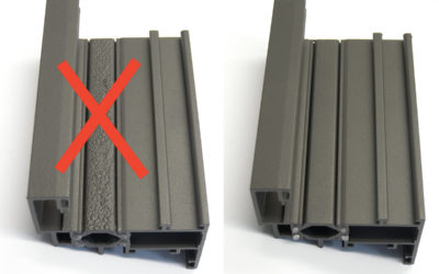 Une solution au cloquage des profilés polyamide des menuiseries alu