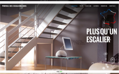 Un nouveau site pour les escaliers en bois français