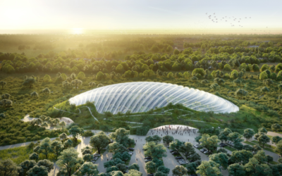 Un seul dôme pour la plus grande serre tropicale du monde