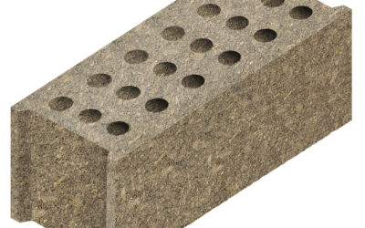 Bloc porteur isolant biosourcé