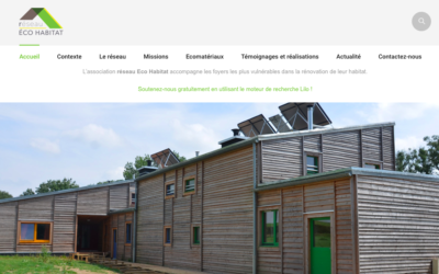 Le Réseau Eco Habitat lauréat « Mon projet pour la planète »