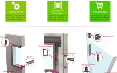 Service en ligne complet pour les menuiseries Louineau