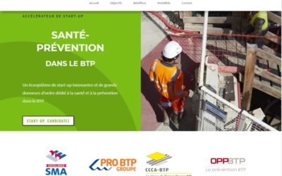 Sept entreprises ont intégré l’accélérateur de start-up « Santé – Prévention dans le BTP »