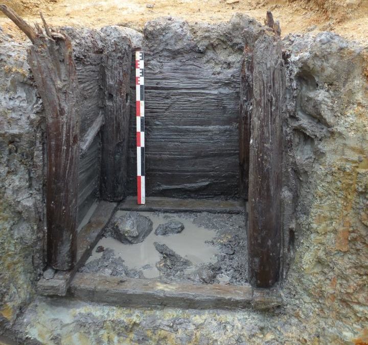 inrap fouilles saint flour agglomeration gauloise puits