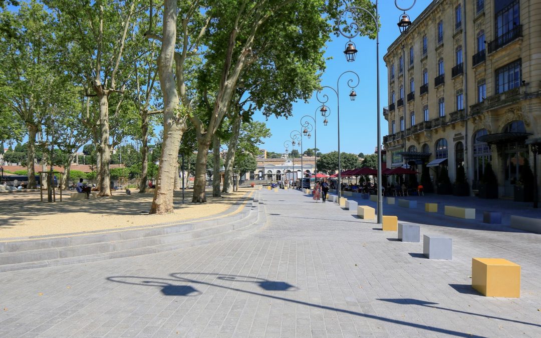 Square Chénier : réhabilitation en béton d’un site classé Bâtiment de France