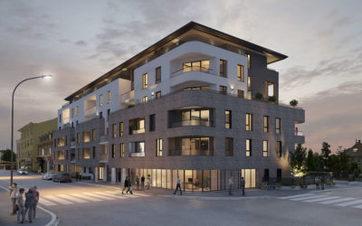 Le premier immeuble doté d’une façade dépolluante d&rsquo;Alsace