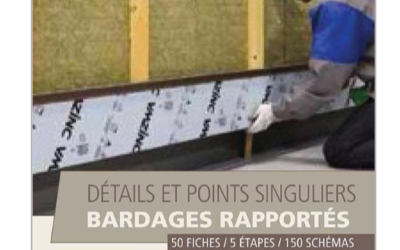 Nouveaux guides « Bardages rapportés » dans la collection « Guides Détails et points singuliers » de CSTB Editions