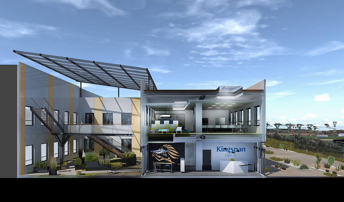 Kingspan Light+Air s’installe dans son nouveau siège social français à Saint-Priest