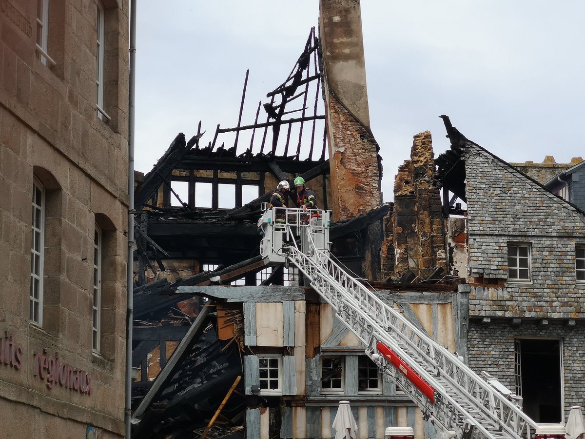 Un incendie à Dinan a ravagé une maison classée monument historique