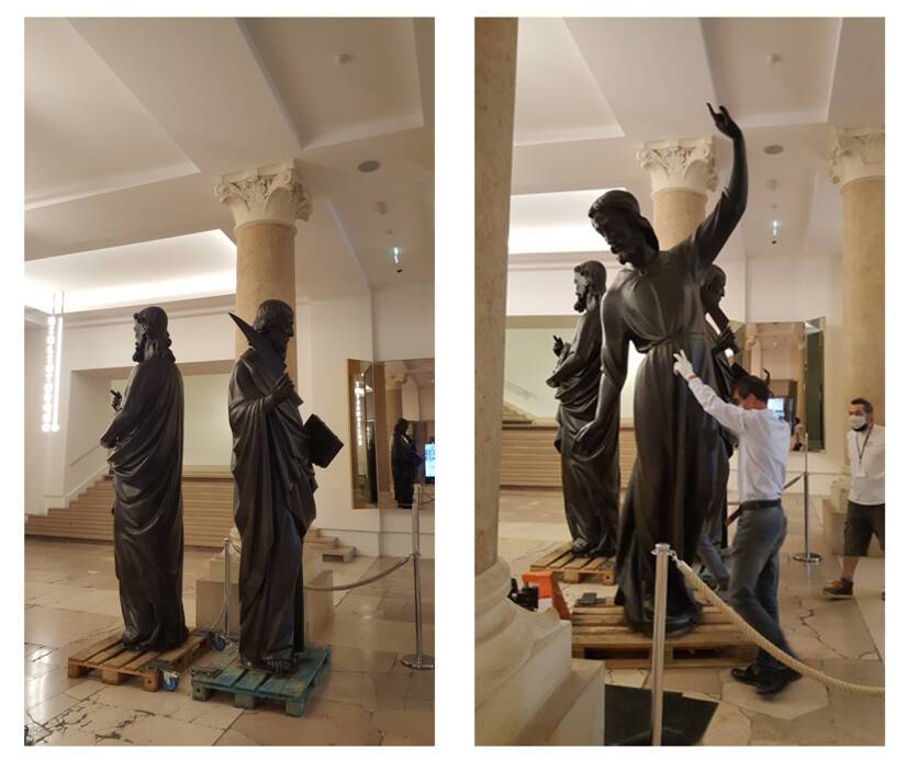 Les statues rescapées de Notre-Dame à voir à la Cité de l’architecture