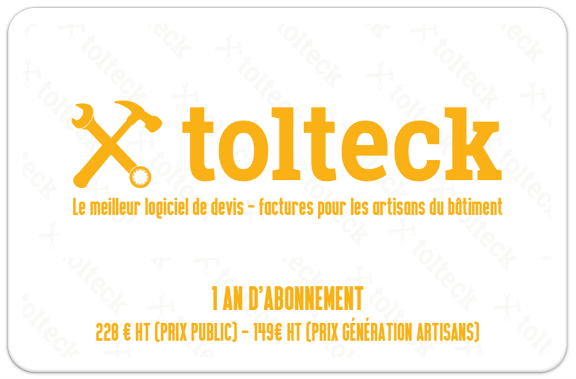 Le logiciel de devis et factures Tolteck est disponible chez POINT.P