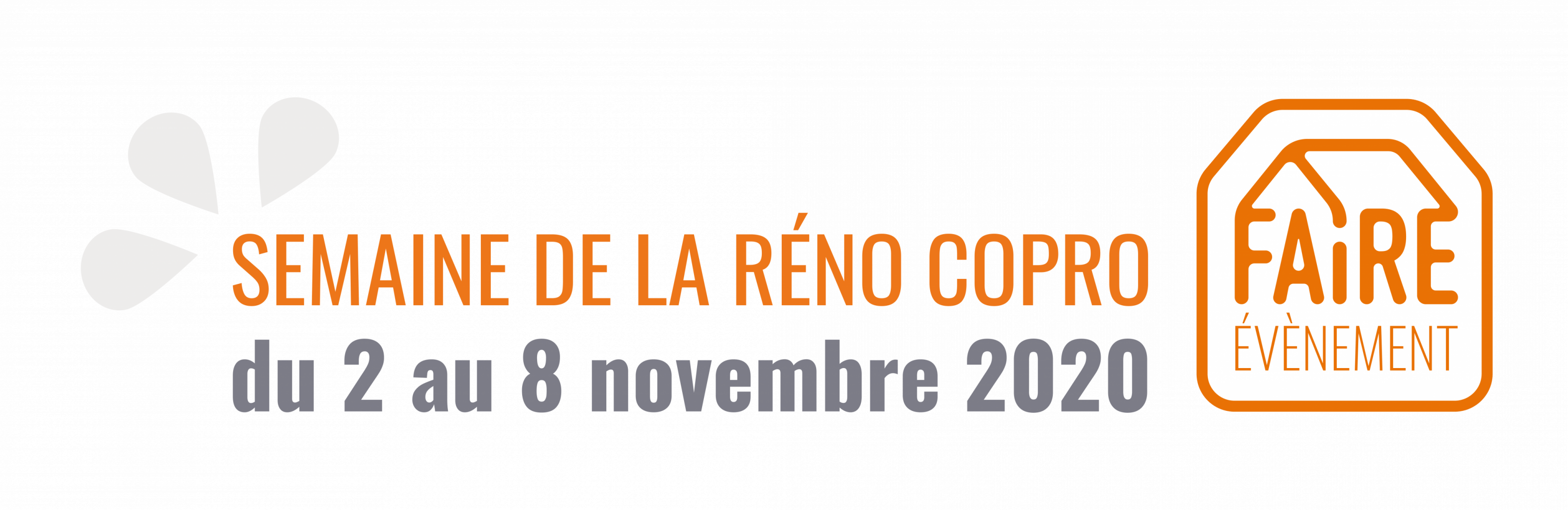 Semaine de la Réno Copro du 2 au 8 novembre 2020 partout en France