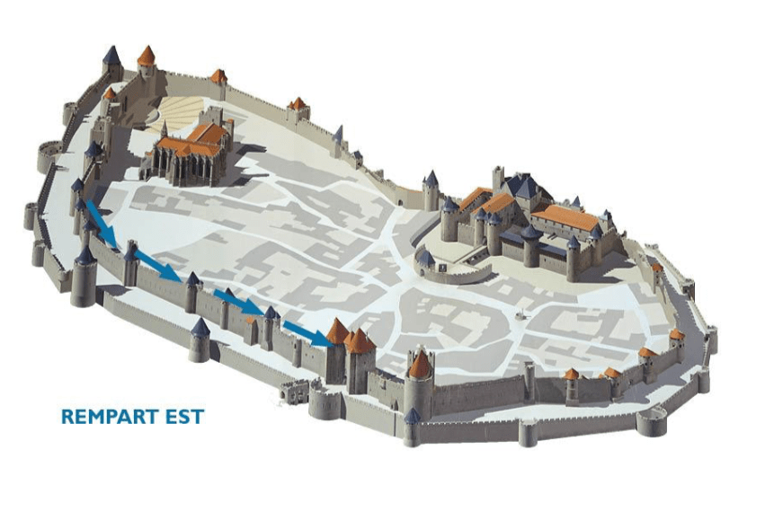La restauration du chemin de ronde des remparts de Carcassonne va être bouclée