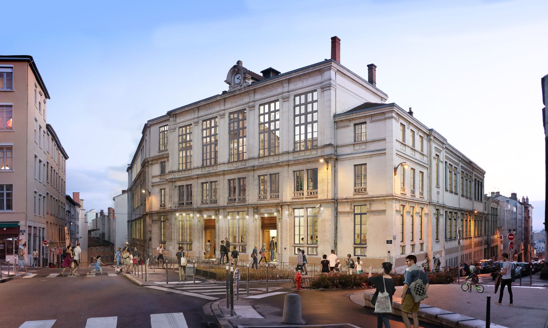 Reconversion durable de l’ancien Collège Truffaut à Lyon
