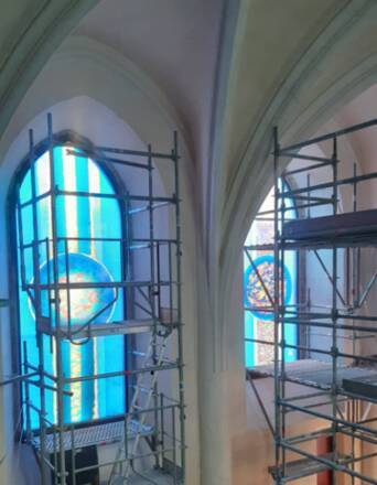 Bang Hai Ja crée quatre nouveaux vitraux pour la cathédrale de Chartres