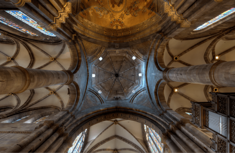 Restauration de la coupole de la croisée du transept de la cathédrale de Strasbourg