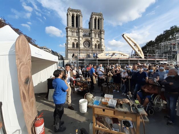 Journées européennes du patrimoine : au cœur des premières opérations de restauration de Notre-Dame de Paris
