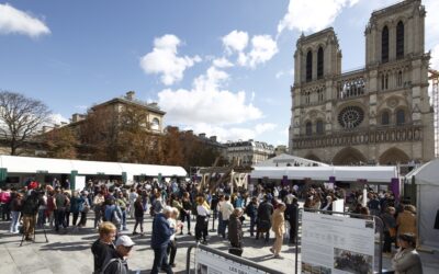 Un village du chantier de Notre-Dame de Paris pour les journées du patrimoine