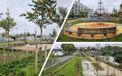 Artelia et Devillers & Associés dévoilent trois nouveaux espaces publics à Saint-Ouen