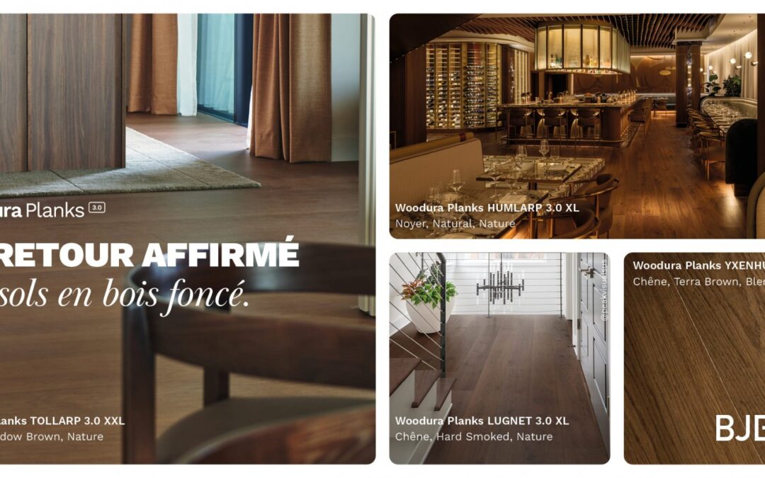 Le bois foncé revient en force dans les sols intérieurs