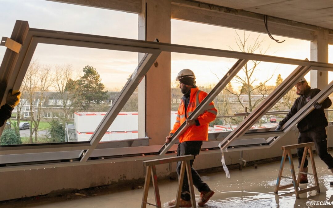 À Rennes, de l’aluminium recyclé Technal pour réduire l’empreinte carbone