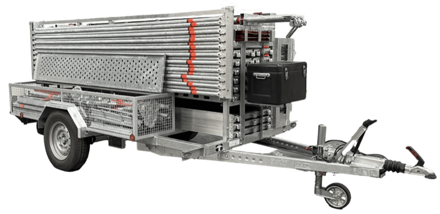 Layher présente une nouvelle remorque