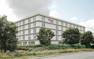 À Mérignac, un bâtiment-cour pour accompagner la transformation de l’Aéroparc