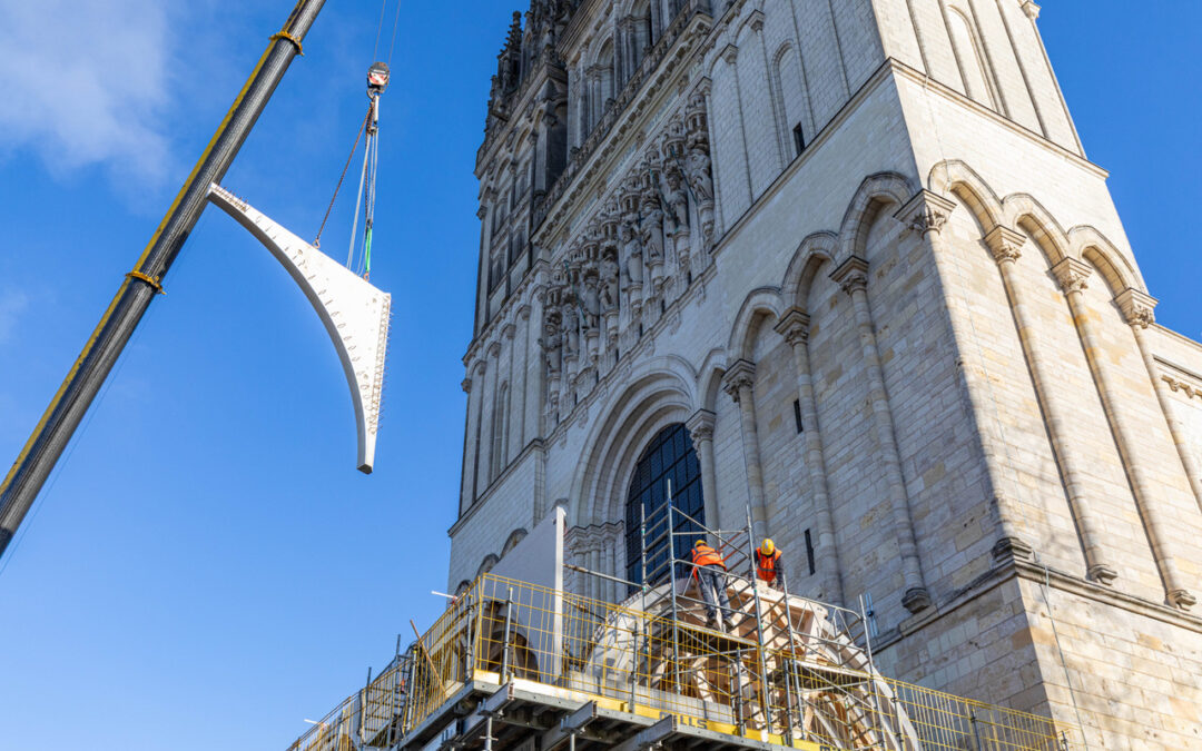 Angers : une nouvelle façade pour Saint-Maurice