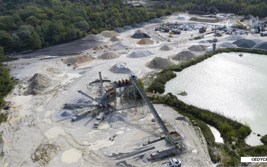 EDYCEM se dote d&rsquo;une plateforme de valorisation et de granulats