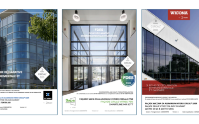 9 nouvelles FDES pour Technal, Sapa et Wicona