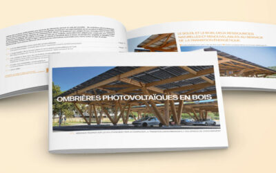 Le bois structure les ombrières photovoltaïques