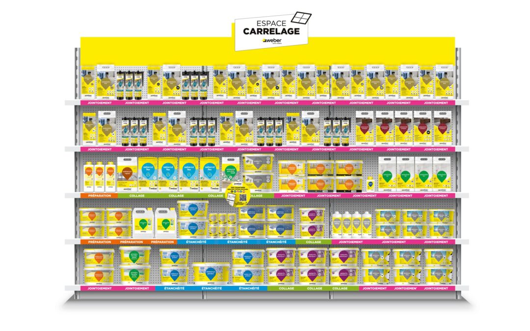 Weber repense sa gamme Mastics & Mousses